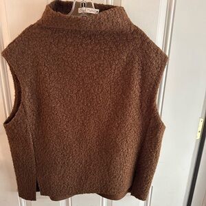 Zara marled wool vest